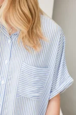 CAMISA RAYADA MANGA CORTA bolsillo