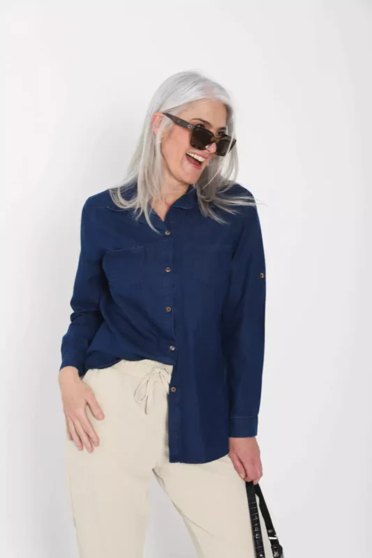 Camisa Jean Azul 1