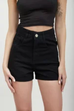 SHORT MOM BLACK 6