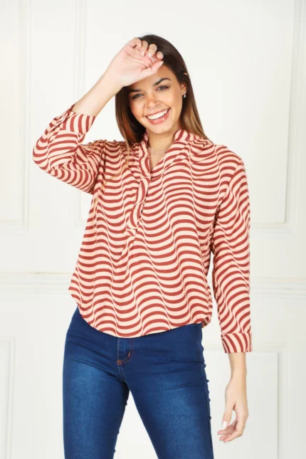 CAMISOLA CUELLO MAO LISA 1