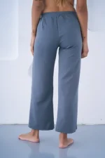 pantalon sastrero gris con elastico atras